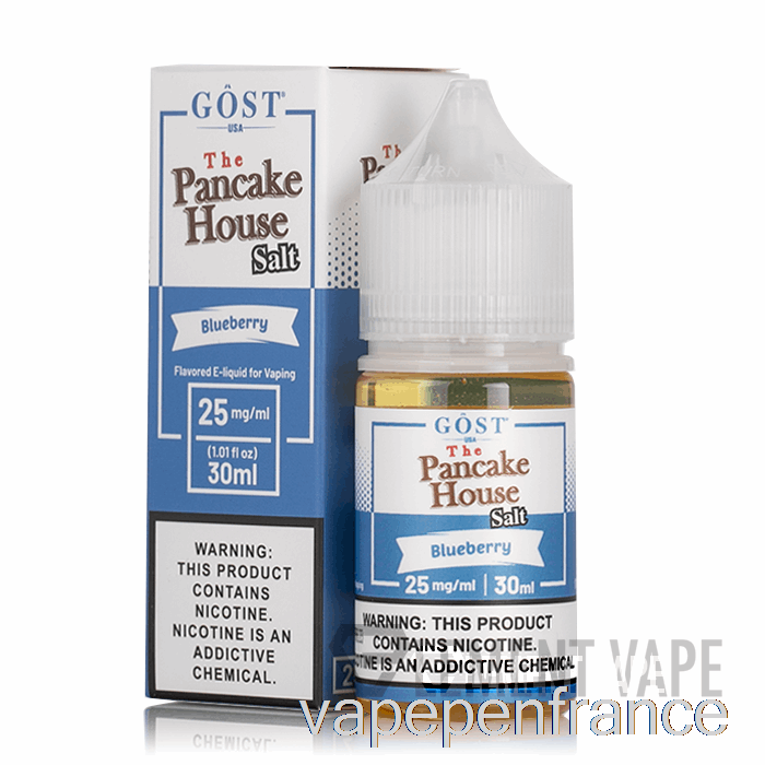 Sels De Myrtille - La Crêperie - Vapeur Gost - Stylo Vape 30 Ml 50 Mg